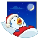😴-Penguinissimo, Telegram Sticker