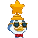😎-Penguinissimo, Telegram Sticker