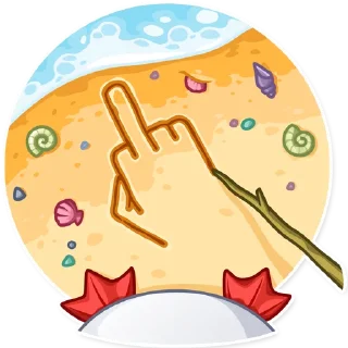 🖕-Penguin Kevin, Telegram Sticker