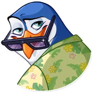 😎-Penguin Kevin, Telegram Sticker