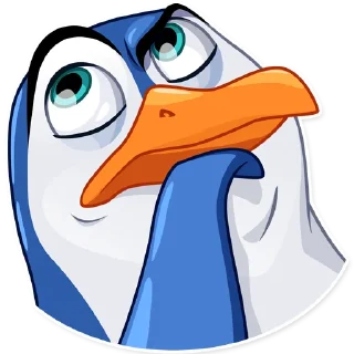 🤔-Penguin Kevin, Telegram Sticker