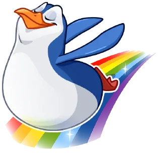 🌈-Penguin Kevin, Telegram Sticker