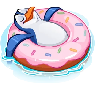 😌-Penguin Kevin, Telegram Sticker