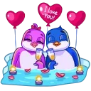 👩‍❤️‍👨-Lolo & Pepe, Telegram Sticker