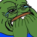 😂-pepefrog, Telegram Sticker