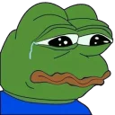 😭-pepefrog, Telegram Sticker