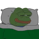 😴-pepefrog, Telegram Sticker