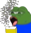 🤤-pepefrog, Telegram Sticker