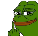 🖕-pepefrog, Telegram Sticker