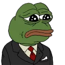 😢-pepefrog, Telegram Sticker