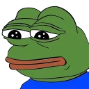😞-pepefrog, Telegram Sticker