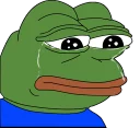 😭-pepefrog, Telegram Sticker