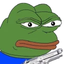 🔫-pepefrog, Telegram Sticker