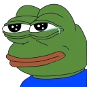 😢-pepefrog, Telegram Sticker