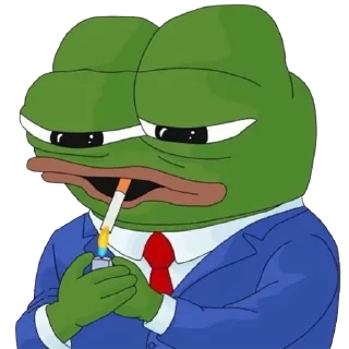 🚬-pepefrog, Telegram Sticker