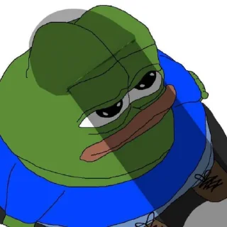 🍆-pepefrog, Telegram Sticker