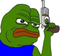 🔫-pepefrog, Telegram Sticker