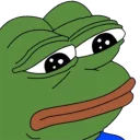 😢-pepefrog, Telegram Sticker