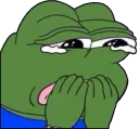 😭-pepefrog, Telegram Sticker
