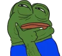 🤔-pepefrog, Telegram Sticker
