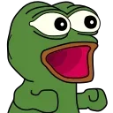 🤩-Pepe the Frog, Telegram Sticker