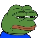 😕-Pepe the Frog, Telegram Sticker