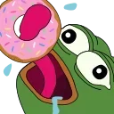 😋-Pepe the Frog, Telegram Sticker