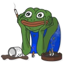 🚬-Pepe the frog @pepetopfrog, Telegram Sticker
