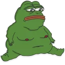 🤢-Pepe the frog @pepetopfrog, Telegram Sticker