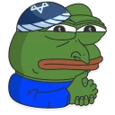 💵-Pepe the frog @pepetopfrog, Telegram Sticker