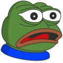 😶-Pepe the frog @pepetopfrog, Telegram Sticker