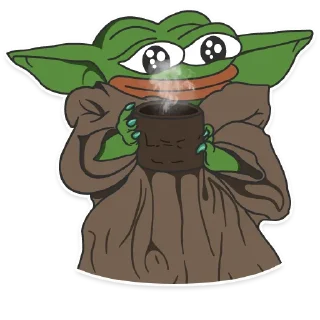 ☺️-Pepe the frog @pepetopfrog, Telegram Sticker