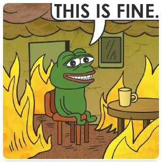 🔥-Pepe the frog @pepetopfrog, Telegram Sticker