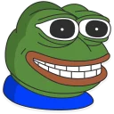 😅-Pepe the frog @pepetopfrog, Telegram Sticker