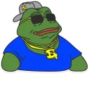 💰-Pepe the frog @pepetopfrog, Telegram Sticker