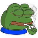 🚬-Pepe the frog @pepetopfrog, Telegram Sticker