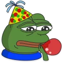 🎂-Pepe the frog @pepetopfrog, Telegram Sticker