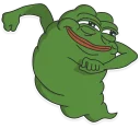🏃-Pepe the frog @pepetopfrog, Telegram Sticker