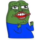 👌-Pepe the frog @pepetopfrog, Telegram Sticker