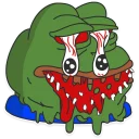 🤢-Pepe the frog @pepetopfrog, Telegram Sticker
