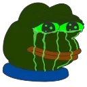 😭-Pepe, Telegram Sticker