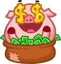 💰-Winky, Telegram Sticker