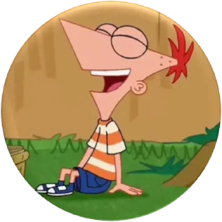 😄-Phineas and Ferb, Telegram Sticker