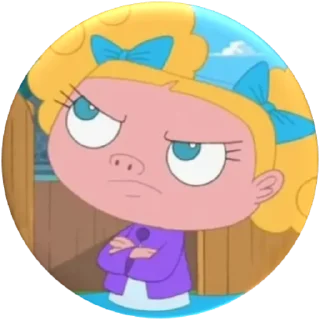 😒-Phineas and Ferb, Telegram Sticker