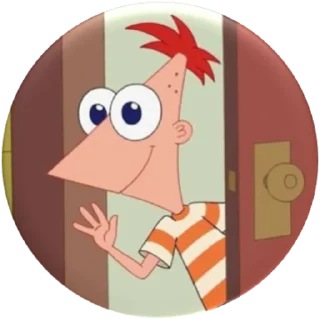 👋-Phineas and Ferb, Telegram Sticker