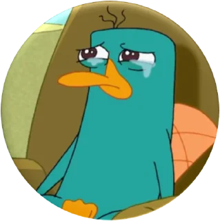 😭-Phineas and Ferb, Telegram Sticker