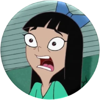 😱-Phineas and Ferb, Telegram Sticker
