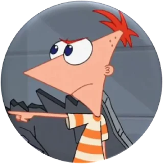 😡-Phineas and Ferb, Telegram Sticker