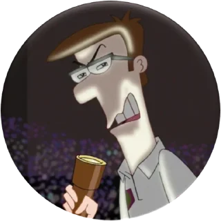 😈-Phineas and Ferb, Telegram Sticker