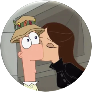 😘-Phineas and Ferb, Telegram Sticker